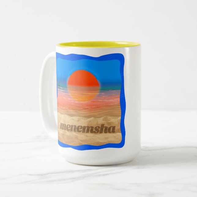 Menemsha Sunset Morning Coffee Mug (Front Left)