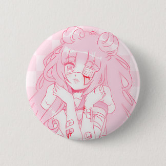 Menhera Girl Badge Button