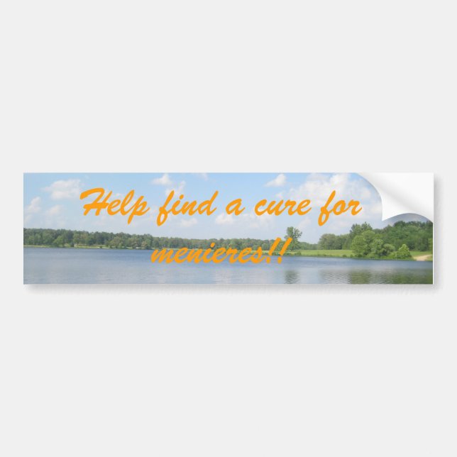 menieres bumper sticker (Front)