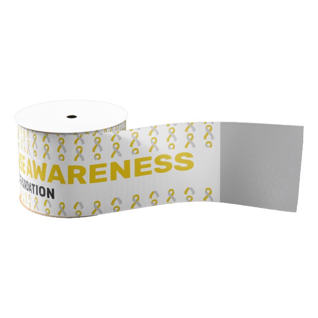 Meniere's Disease Awareness Pattern Ribbon (Spool)