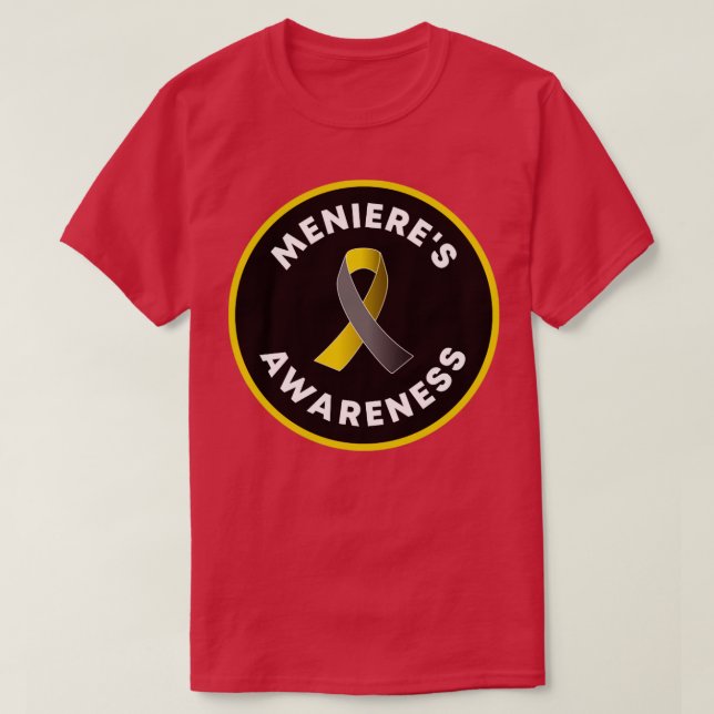 Menieres Disease Disability Awareness T-Shirt (Design Front)
