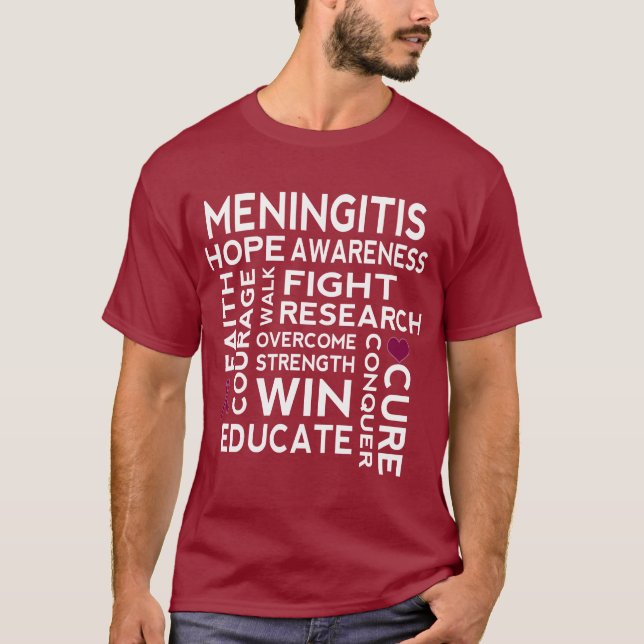 Meningitis Awareness Walk Mens T-shirt (Front)