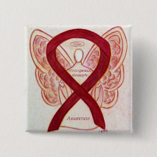 Meningococcal Meningitis Awareness Ribbon Pins