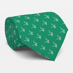 Mennonite Logo (Green) Neck Tie