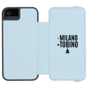 Meno Milano, Più Torino - Savoyard Irony iPhone SE/5/5s Wallet Case