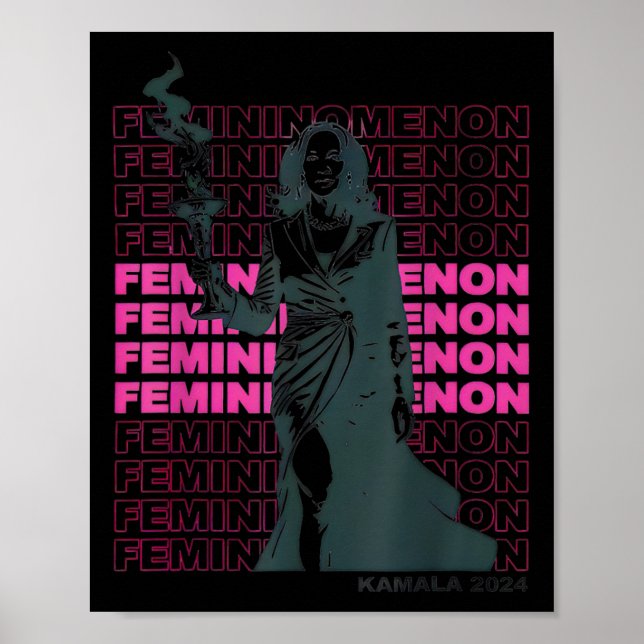 Menon Kamala Harris Tee  Poster (Front)