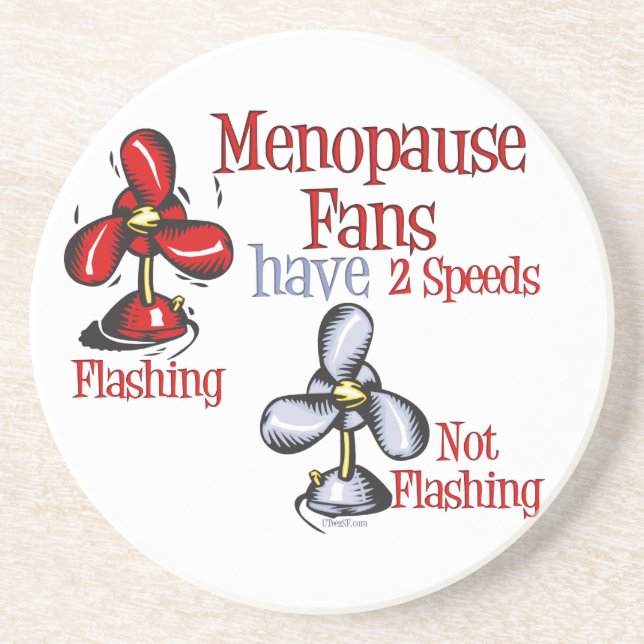 Menopause Fan Coaster (Front)