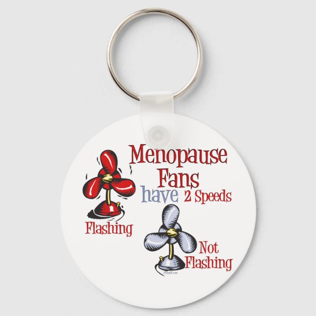 Menopause Fan Keychain (Front)