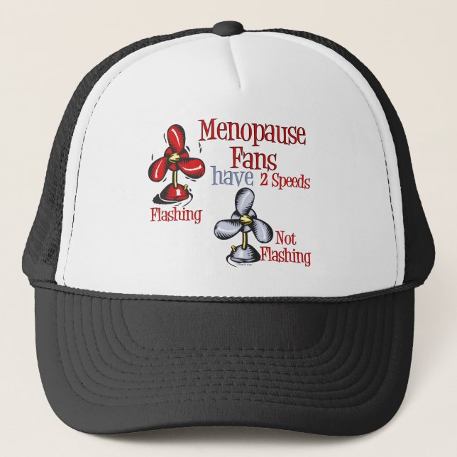 Menopause Fan Trucker Hat (Front)