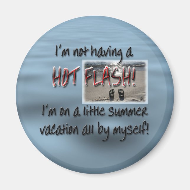 MENopause Hot Flash Magnet (Front)
