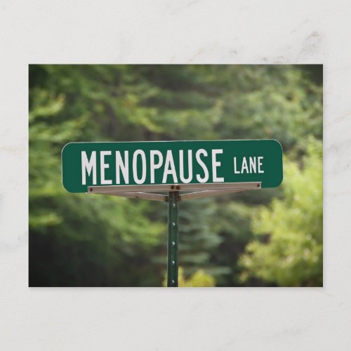 Menopause Lane Postcard