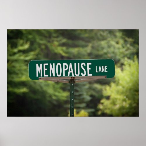 Menopause Lane Sign for a Good Laugh