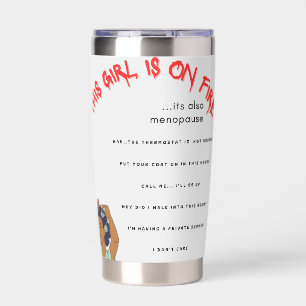Menopause Mug Shot Insulated Tumbler
