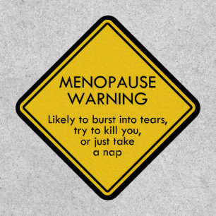 Menopause Warning Patch