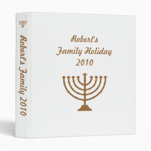 Menorah 3 Ring Binder