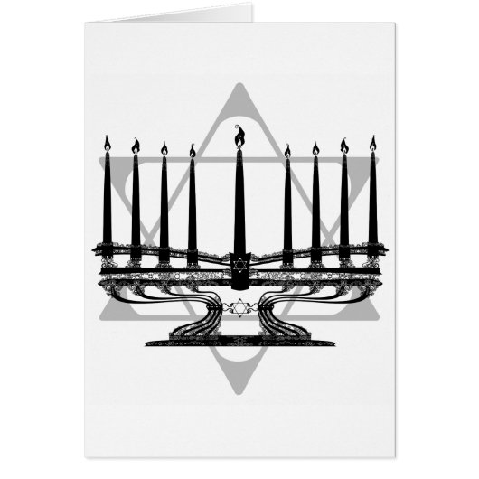 Menorah and Star Cards (Front)