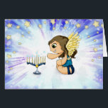 Menorah Angel Cards<br><div class="desc">Original artwork by Thedustyphoenix.</div>