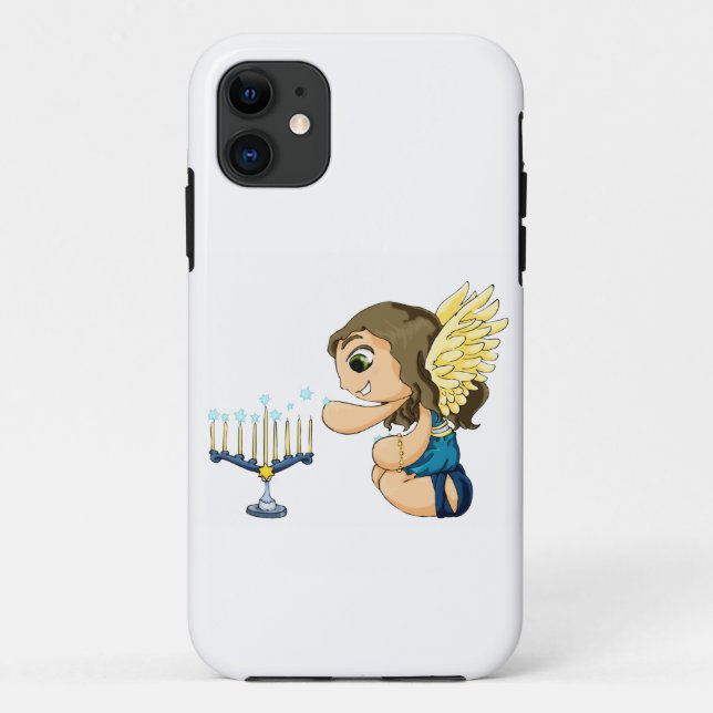 Menorah Angel Case-Mate iPhone Case (Back)