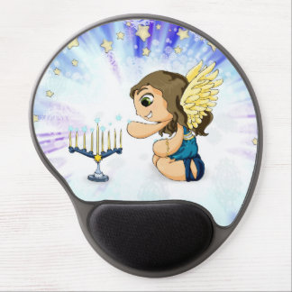 Menorah Angel Gel Mouse Pad