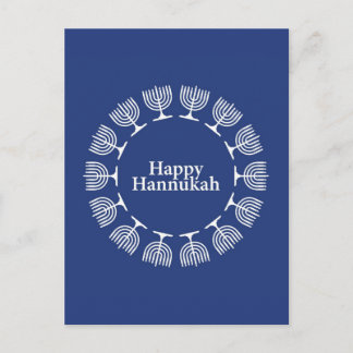 Menorah Background Postcard