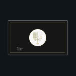 Menorah Business Card<br><div class="desc">Menorah Business Card can be used for multiple purposes. The Menorah Business Card is fully customizable. Designed by Norman Reutter</div>