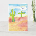 Menorah Cactus Hanukkah Card<br><div class="desc">About this item * INSIDE GREETING: "And a Happy New Year!" COVER - Happy Hanukkah * CARD SIZE - Receive 1, regular sized notecard with 5x7 Inch envelope. We offer funny cards that come either blank or greeted inside, so be sure to review all product photos before purchasing. * USE...</div>