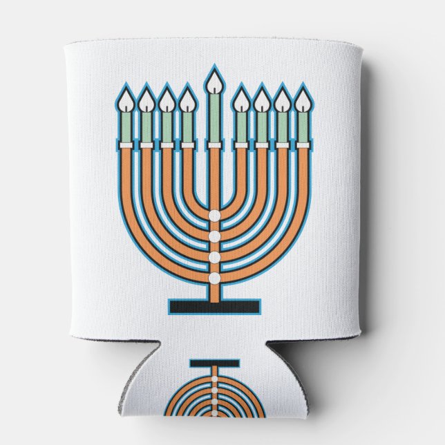 Menorah Can Cooler (Back)