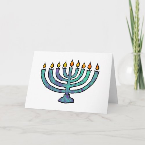 Menorah Card