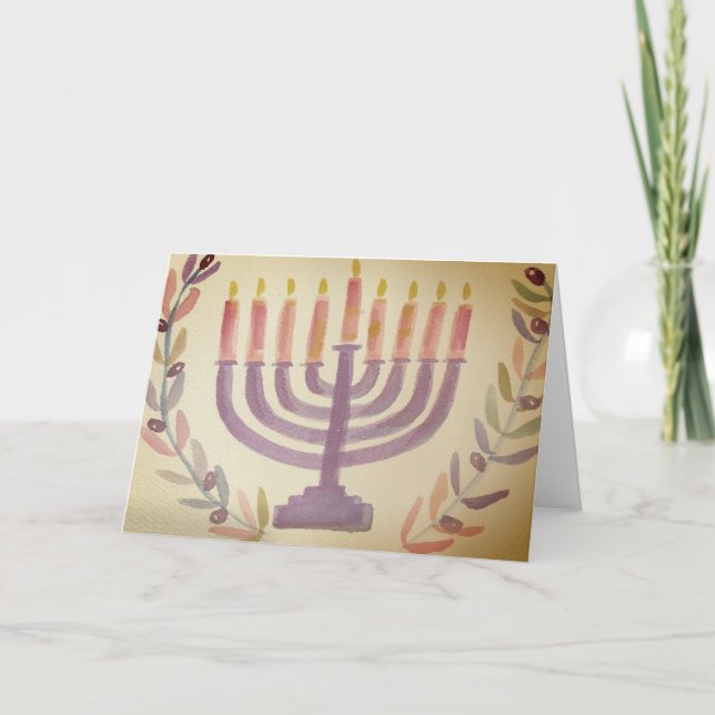 Menorah Card (Front)