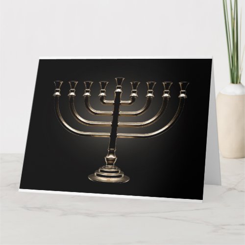 Menorah Casting Card