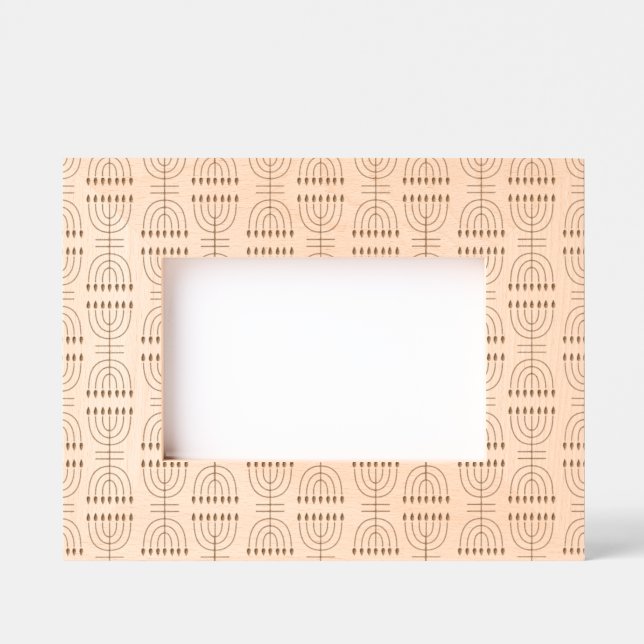 Menorah Design Engraved Frames (Front)
