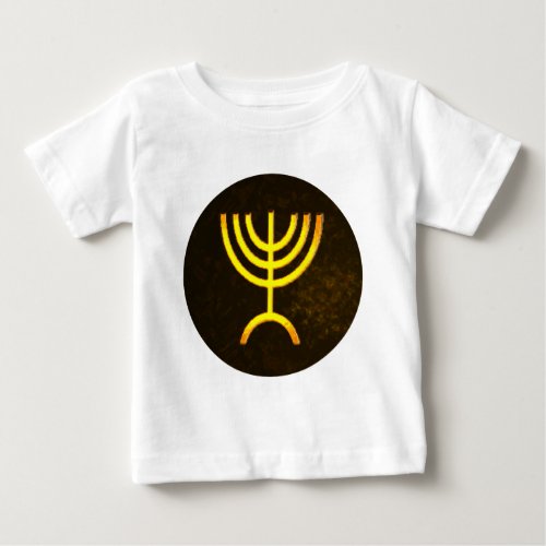 Menorah Flame Baby T_Shirt