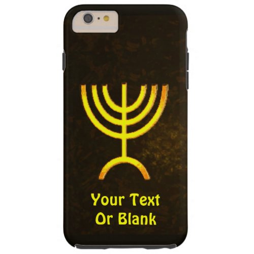 Menorah Flame Tough iPhone 6 Plus Case