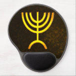 Menorah Flame Gel Mouse Pad<br><div class="desc">A digital rendering of the Jewish seven-branched menorah (Hebrew: מְנוֹרָה‎). The seven-branched menorah, used in the portable sanctuary set up by Moses in the wilderness and later in the Temple in Jerusalem, has been a symbol of Judaism since ancient times and is the emblem on the coat of arms of...</div>