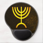 Menorah Flame Gel Mouse Pad<br><div class="desc">A digital rendering of the Jewish seven-branched menorah (Hebrew: מְנוֹרָה). The seven-branched menorah, used in the portable sanctuary set up by Moses in the wilderness and later in the Temple in Jerusalem, has been a symbol of Judaism since ancient times and is the emblem on the coat of arms of...</div>