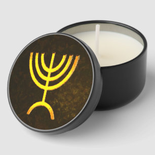 Menorah Flame Mini Candle Favors