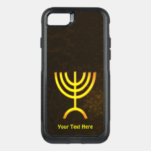 Menorah Flame OtterBox Commuter iPhone SE/8/7 Case
