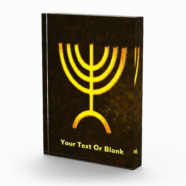 Menorah Flame Photo Block (Right)