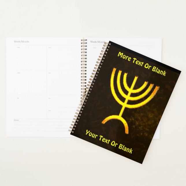 Menorah Flame Planner (Display)