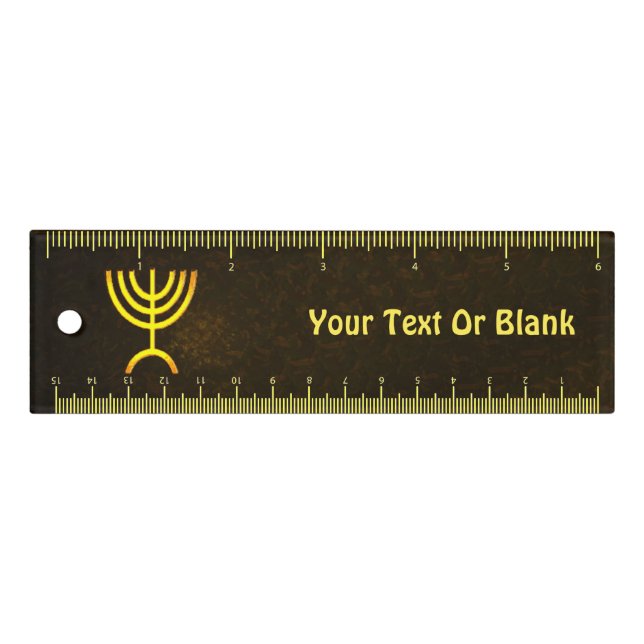 Menorah Flame Ruler (Front)