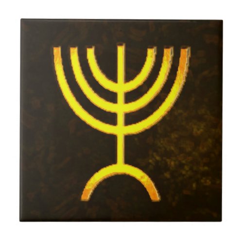 Menorah Flame Tile