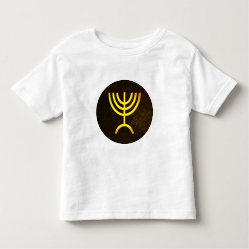 Menorah Flame Toddler T_shirt