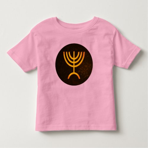 Menorah Flame Toddler T_shirt