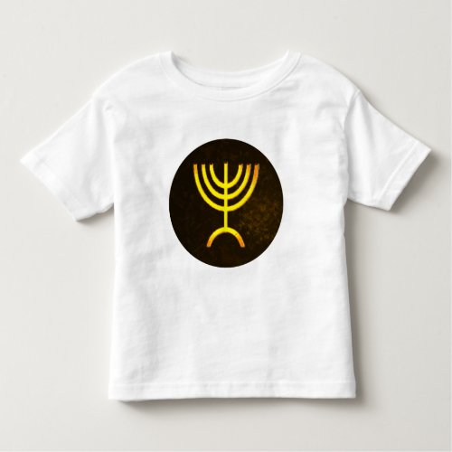 Menorah Flame Toddler T_shirt