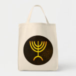 Menorah Flame Tote Bag<br><div class="desc">A digital rendering of the Jewish seven-branched menorah (Hebrew: מְנוֹרָה‎). The seven-branched menorah, used in the portable sanctuary set up by Moses in the wilderness and later in the Temple in Jerusalem, has been a symbol of Judaism since ancient times and is the emblem on the coat of arms of...</div>
