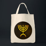 Menorah Flame Tote Bag<br><div class="desc">A digital rendering of the Jewish seven-branched menorah (Hebrew: מְנוֹרָה‎). The seven-branched menorah, used in the portable sanctuary set up by Moses in the wilderness and later in the Temple in Jerusalem, has been a symbol of Judaism since ancient times and is the emblem on the coat of arms of...</div>