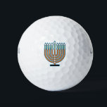 Menorah Golf Balls<br><div class="desc">Menorah for Hannukah</div>