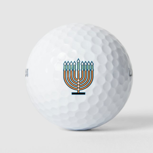 Menorah Golf Balls (Front)
