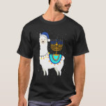 Menorah Hanukkah Llama Cute Alpaca Chanukah Christ T-Shirt<br><div class="desc">Menorah Hanukkah Llama Cute Alpaca Chanukah Christmas Pajama.</div>