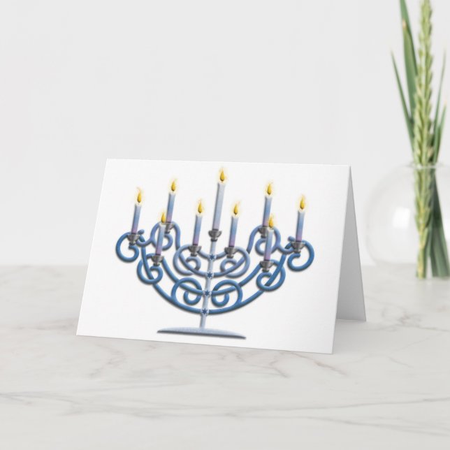 Menorah Holiday Card (Front)